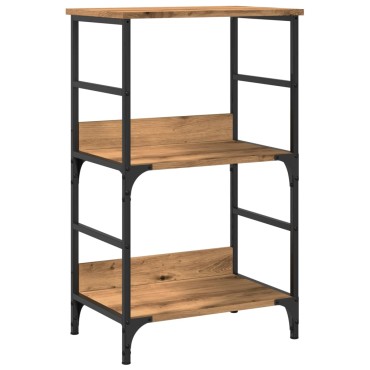 vidaXL Βιβλιοθήκη Αρτισιανή Δρυς 50x33x82cm Επεξεργ. Ξύλο 1 τεμ.