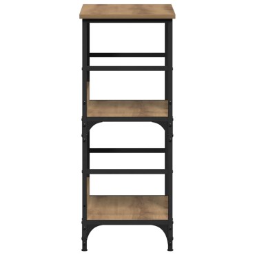vidaXL Βιβλιοθήκη Αρτισιανή Δρυς 50x33x82cm Επεξεργ. Ξύλο 1 τεμ.