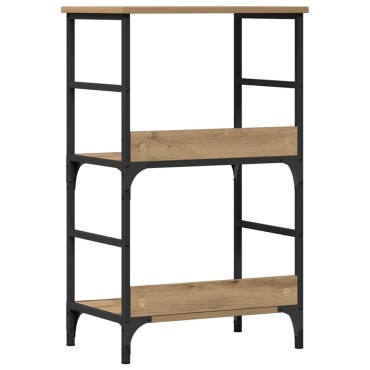 vidaXL Βιβλιοθήκη Αρτισιανή Δρυς 50x33x82cm Επεξεργ. Ξύλο 1 τεμ.