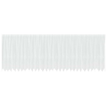 vidaXL Κουρτίνα Δαντέλας με κουρτίνες Λευκό 160x750cm Πολυεστέρας