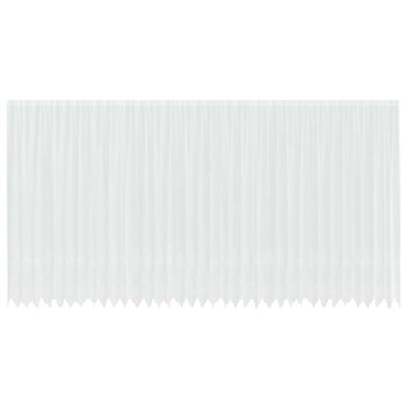 vidaXL Κουρτίνα Δαντέλας με κουρτίνες Λευκό 260x900cm Πολυεστέρας