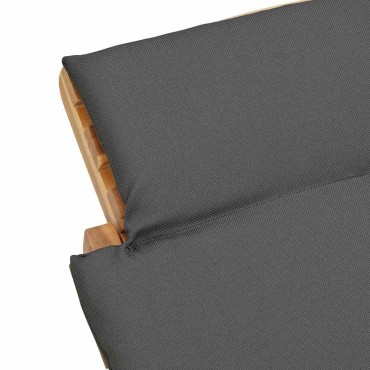 vidaXL Καλοκαιρινή Ξαπλώστρα Καφέ 198x55x58,5cm Στερεό Ξύλο Τίκ