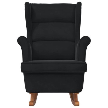 vidaXL Κουνιστή καρέκλα Μαύρο 92x71x100cm Κόντρα πλακέ 1 τεμ.