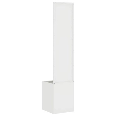 vidaXL Οθόνη Ιδιωτικότητας Κήπου Λευκό 32 x 32 x 150 εκ