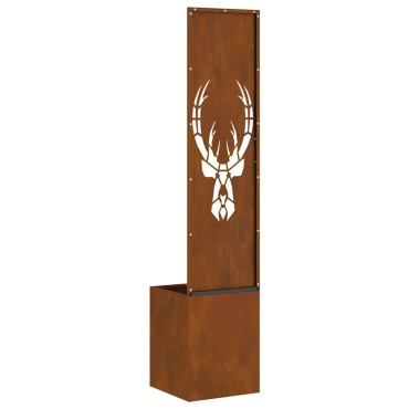 vidaXL Οθόνη Ιδιωτικότητας Κήπου Σκ rusty 32 x 32 x 150 εκ