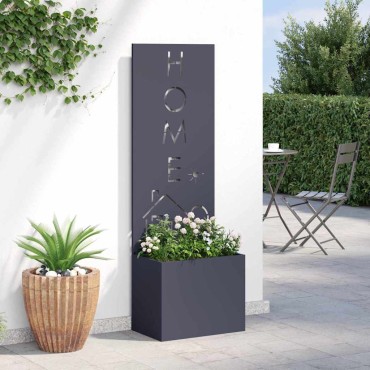 vidaXL Οθόνη Ιδιωτικότητας Κήπου Ανθρακί 50 x 32 x 150 εκ