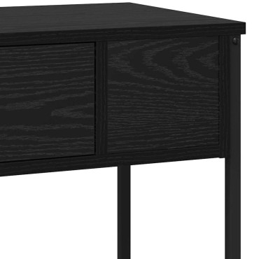 vidaXL Τραπέζι κονσόλας Μαύρη δρυς 100x34.5x75cm 1 τεμ.
