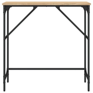 vidaXL Τραπέζι Κονσόλα Sonoma Δρυς 75x32x75cm Επεξεργασμένο Ξύλο 1 τεμ.