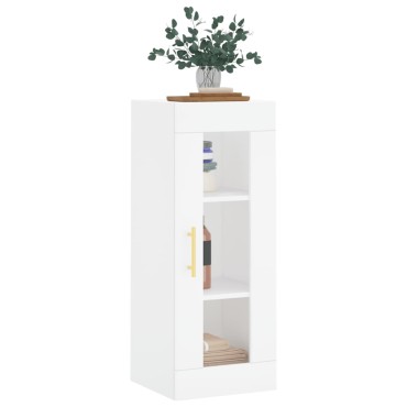 vidaXL Ντουλάπι Τοίχου Λευκό 34,5x34x90cm 1 τεμ.