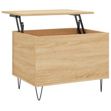 vidaXL Τραπεζάκι Σαλονιού Sonoma Δρυς 60x44,5x45cm Επεξεργασμένο Ξύλο 1 τεμ.