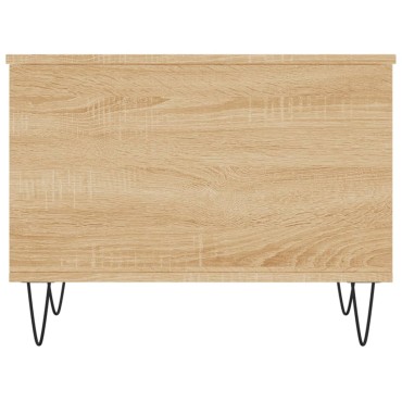 vidaXL Τραπεζάκι Σαλονιού Sonoma Δρυς 60x44,5x45cm Επεξεργασμένο Ξύλο 1 τεμ.