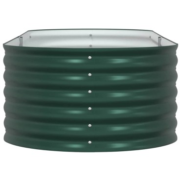 vidaXL Ανεβασμένο Κρεβάτι Πράσινο 240 x 80 x 44 cm Ατσάλι