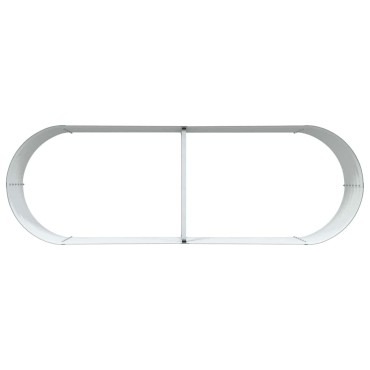 vidaXL Ανεβασμένο Κρεβάτι Πράσινο 240 x 80 x 44 cm Ατσάλι
