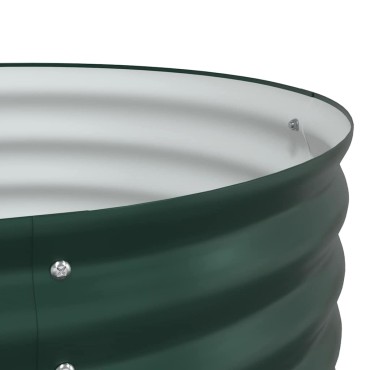 vidaXL Ανεβασμένο Κρεβάτι Πράσινο 240 x 80 x 44 cm Ατσάλι