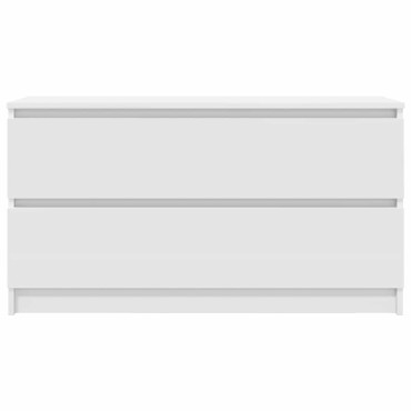 vidaXL Έπιπλο Τηλεόρασης Λευκό 100x35x54cm Επεξεργασμένο Ξύλο