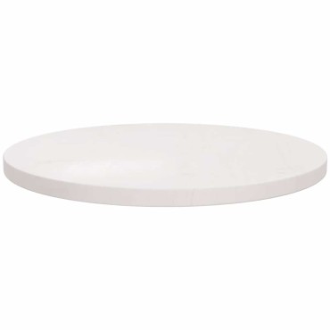 vidaXL Επιφάνεια Τραπεζιού Λευκή 50x2,5cm από Μασίφ Ξύλο Πεύκου 1 τεμ.