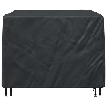 vidaXL Κάλυμμα επίπλων Μαύρο 125x125x74cm Υφασμα Oxford 210D 1 τεμ.
