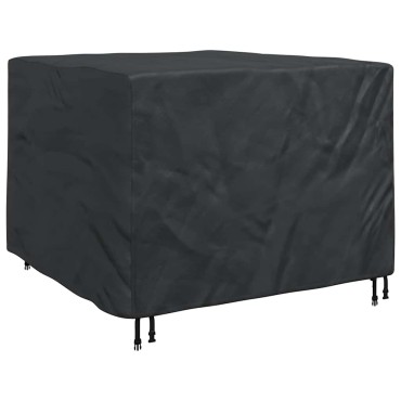 vidaXL Κάλυμμα επίπλων Μαύρο 125x125x74cm Ύφασμα 420D Oxford 1 τεμ.