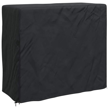 vidaXL Κάλυμμα για ξυλιέρα Μαύρο 61x122x106cm Ύφασμα 420D Oxford 1 τεμ.