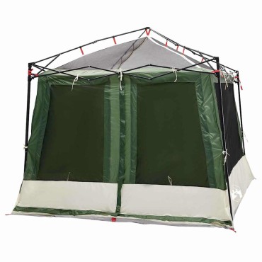 vidaXL Εσωτερική σκηνή με στέγη Πράσινο 291 x 291 x 240 εκ. ταφτάς