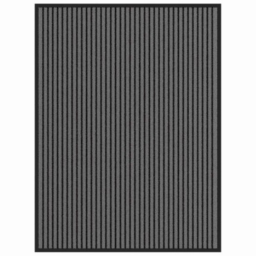 vidaXL Χαλάκι Εξώπορτας Μαύρο 80 x 120 cm Πολυπροπυλένιο