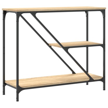 vidaXL Τραπέζι Κονσόλα Sonoma Δρυς 88,5x30x75cm Επεξεργασμένο Ξύλο 1 τεμ.