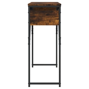 vidaXL Τραπέζι Κονσόλα Καπνιστή Δρυς 105x30x75cm Επεξεργ. Ξύλο 1 τεμ.