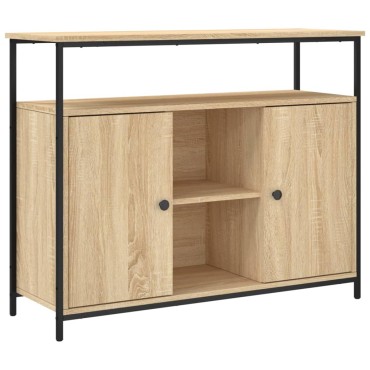 vidaXL Ντουλάπι Sonoma δρυς 100x35x80cm Επεξεργασμένο Ξύλο 1 τεμ.