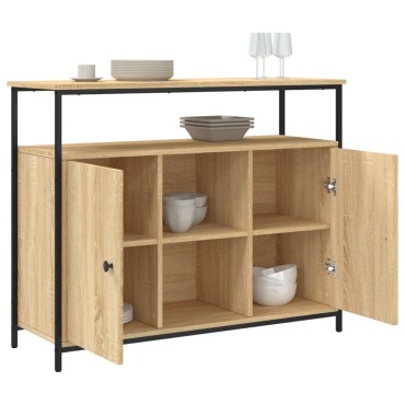 vidaXL Ντουλάπι Sonoma δρυς 100x35x80cm Επεξεργασμένο Ξύλο 1 τεμ.