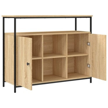 vidaXL Ντουλάπι Sonoma δρυς 100x35x80cm Επεξεργασμένο Ξύλο 1 τεμ.