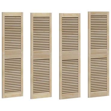 vidaXL Πόρτα Ντουλάπας με πόρτα 4 τμχ. Φυσικό 140,5 x 2,1 x 39,5 cm