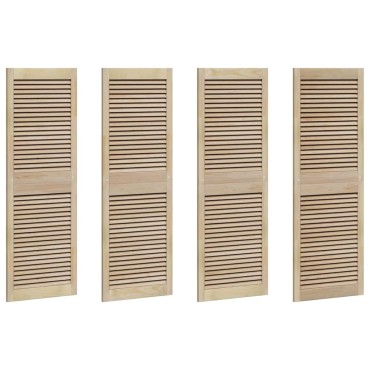 vidaXL Πόρτα Ντουλάπας με πόρτα 4 τμχ. Φυσικό 49,5 x 2,1 x 140,5 εκ