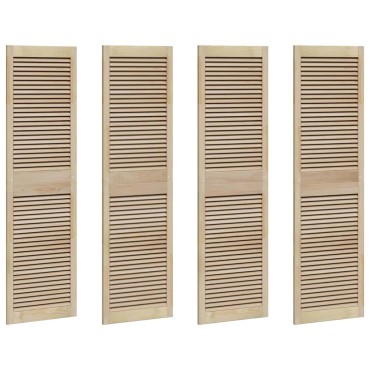 vidaXL Πόρτα Ντουλάπας με πόρτα 4 τμχ. Φυσικό 170 x 2,1 x 49,5 cm