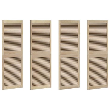 vidaXL Πόρτα Ντουλάπας με πόρτα 4 τμχ. Φυσικό 170 x 2,1 x 59,5 cm