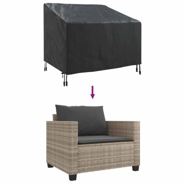 vidaXL Κάλυμμα Κήπου για Καρέκλα 96x79x74cm Ύφασμα Oxford 210D 1 τεμ.