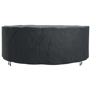vidaXL Κάλυμμα επίπλων 244x244x105cm Υφασμα Oxford 210D Γύρος 1 τεμ.