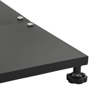 vidaXL Βάση ομπρέλας 25.95 kg Μαύρο τετράγωνο