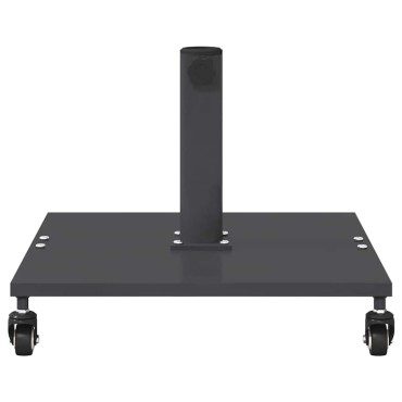 vidaXL Βάση ομπρέλας 26.8 kg Σκούρο Γκρι τετράγωνο Ρυθμιζόμενο