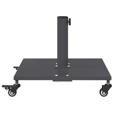 vidaXL Βάση ομπρέλας 26.8 kg Σκούρο Γκρι τετράγωνο Ρυθμιζόμενο