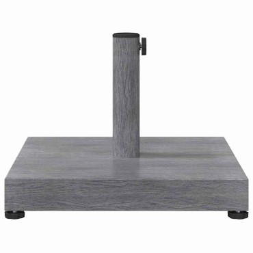 vidaXL Βάση ομπρέλας Σκούρο Γκρι Ξύλινη όψη 45 x 45 x 31,5 εκ.
