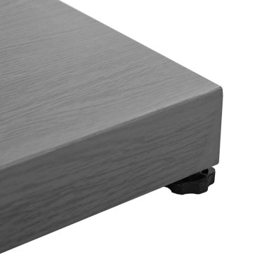 vidaXL Βάση ομπρέλας Σκούρο Γκρι Ξύλινη όψη 45 x 45 x 31,5 εκ.