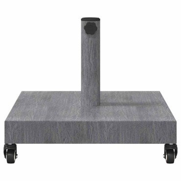 vidaXL Βάση ομπρέλας Σκούρο Γκρι Ξύλινη όψη 45 x 45 x 31,5 εκ.