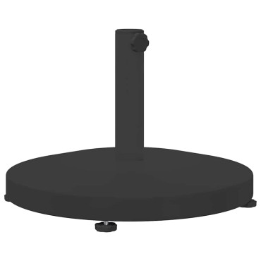 vidaXL Βάση ομπρέλας 24.6 kg Μαύρο Γύρος