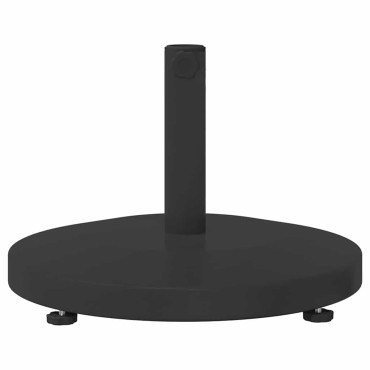 vidaXL Βάση ομπρέλας 24.6 kg Μαύρο Γύρος