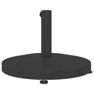 vidaXL Βάση ομπρέλας 24.6 kg Μαύρο Γύρος