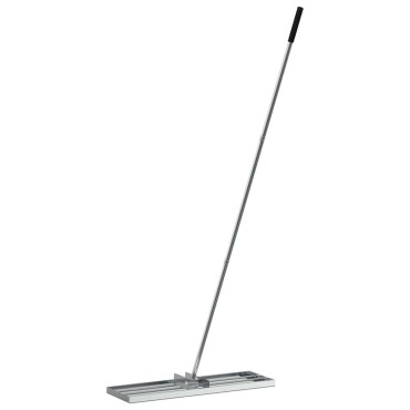 vidaXL Φτυάρι Κήπου Ασημί 75 x 25 x 200 εκ Ανοξείδωτο ατσάλι