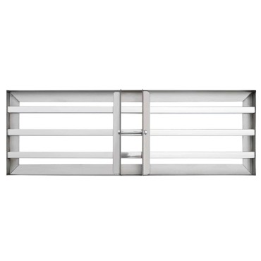 vidaXL Φτυάρι Κήπου Ασημί 75 x 25 x 6 εκ Ανοξείδωτο ατσάλι