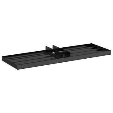 vidaXL Φτυάρι Κήπου Μαύρο 75 x 25 x 6 εκ Χάλυβας με επίστρωση πούδρας