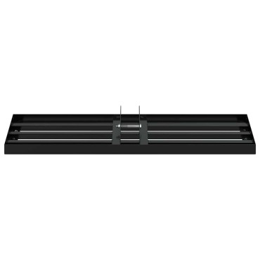 vidaXL Φτυάρι Κήπου Μαύρο 75 x 25 x 6 εκ Χάλυβας με επίστρωση πούδρας
