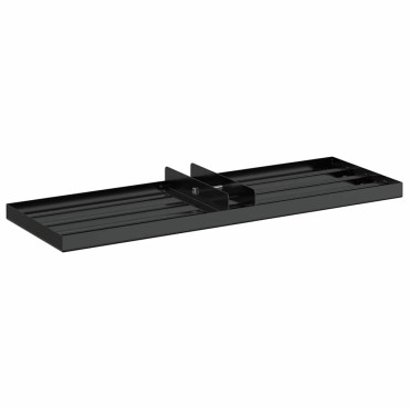 vidaXL Φτυάρι Κήπου Μαύρο 75 x 25 x 6 εκ Χάλυβας με επίστρωση πούδρας